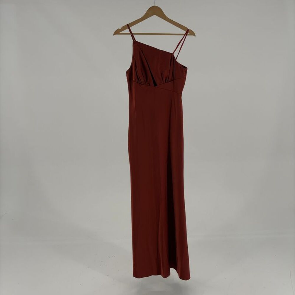 Liv Foster Stretch Satin Maxi Dress